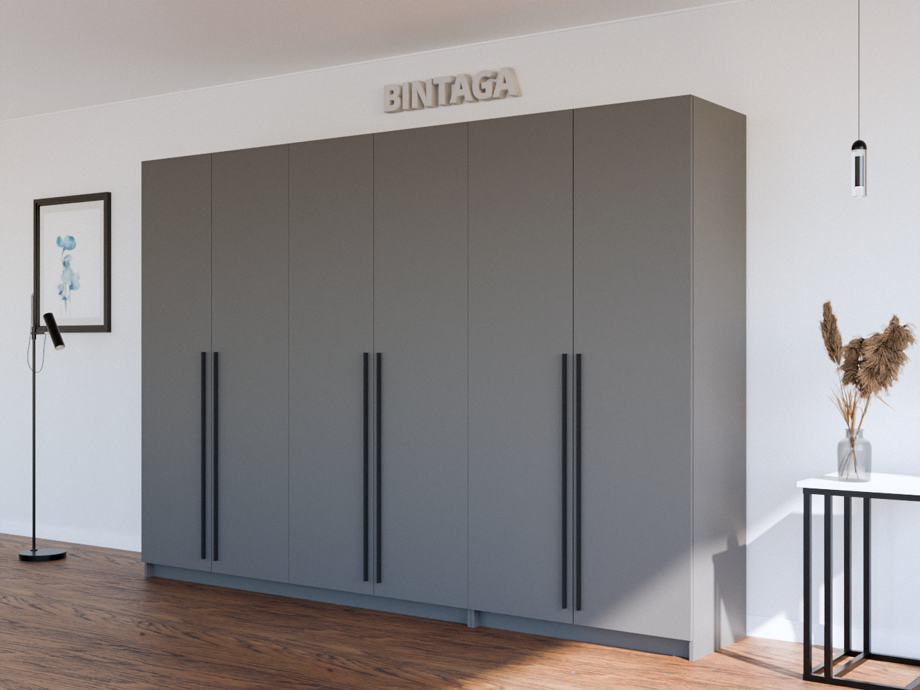 Пакс Фардал 96 grey ИКЕА (IKEA) изображение товара