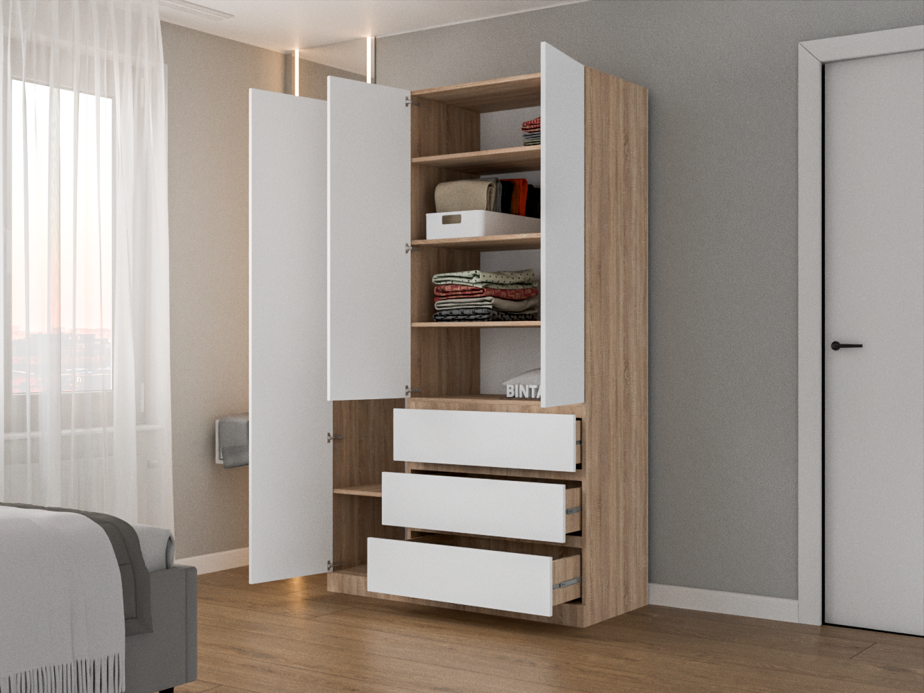 Мальм 314 oak white ИКЕА (IKEA) изображение товара