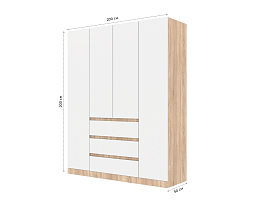 Изображение товара Мальм 315 oak white ИКЕА (IKEA) на сайте bintaga.ru