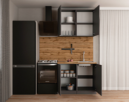 Изображение товара Кухонный гарнитур METOД 3 grey ИКЕА (IKEA) на сайте bintaga.ru