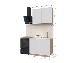 Изображение товара Кухонный гарнитур METOД 3 beige ИКЕА (IKEA) на сайте bintaga.ru
