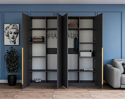 Изображение товара Пакс Мускен 4 grey ИКЕА (IKEA) на сайте bintaga.ru