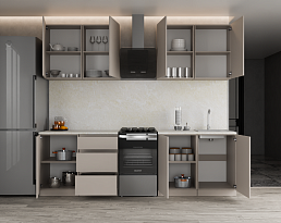 Изображение товара Кухонный гарнитур METOД 1 brown ИКЕА (IKEA) на сайте bintaga.ru