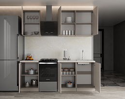Изображение товара Кухонный гарнитур METOД 2 brown ИКЕА (IKEA) на сайте bintaga.ru