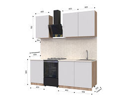 Изображение товара Кухонный гарнитур METOД 2 beige ИКЕА (IKEA) на сайте bintaga.ru