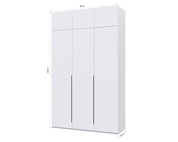 Изображение товара Пакс Альхейм 23 white (silver) ИКЕА (IKEA) на сайте bintaga.ru