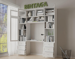 Изображение товара Билли 365 white ИКЕА (IKEA) с рабочим местом на сайте bintaga.ru