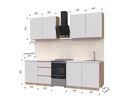 Изображение товара Кухонный гарнитур METOД 1 beige ИКЕА (IKEA) на сайте bintaga.ru